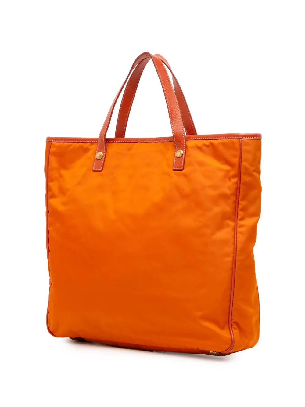 Pre-OwnedPrada Pre-Owned2021-2025 Saffiano Trimmed Tessuto Logo Oro satchel floriamart.shop