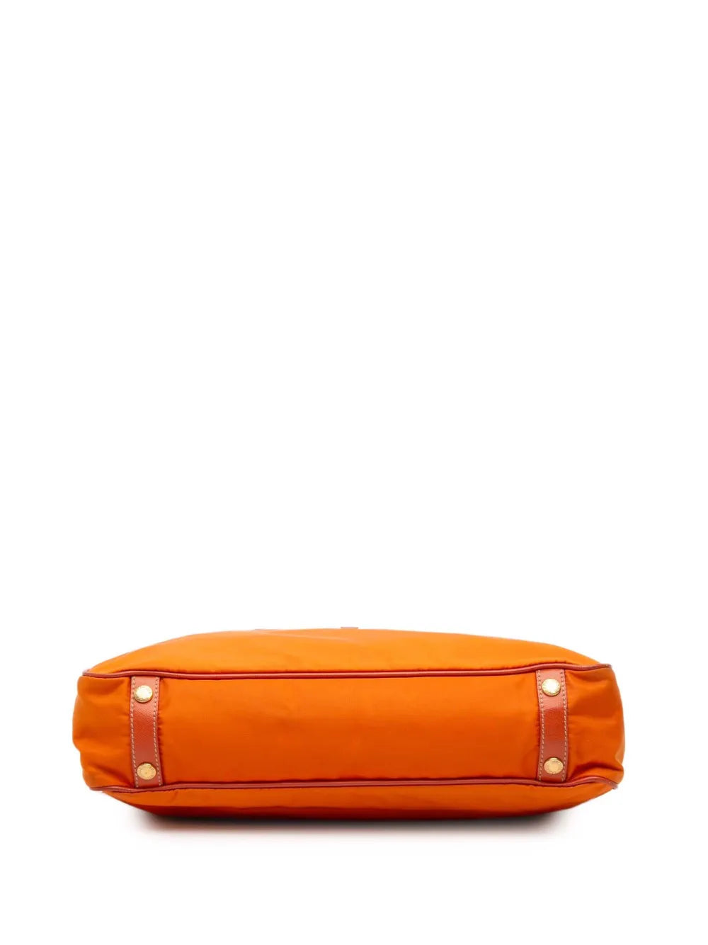Pre-OwnedPrada Pre-Owned2021-2025 Saffiano Trimmed Tessuto Logo Oro satchel floriamart.shop