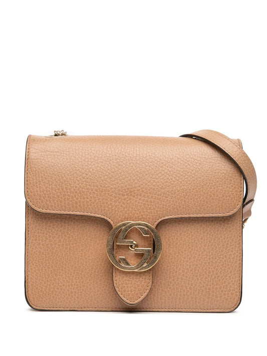 Pre-OwnedGucci Pre-Owned2016-2025 Small Dollar Calfskin Interlocking G crossbody bag