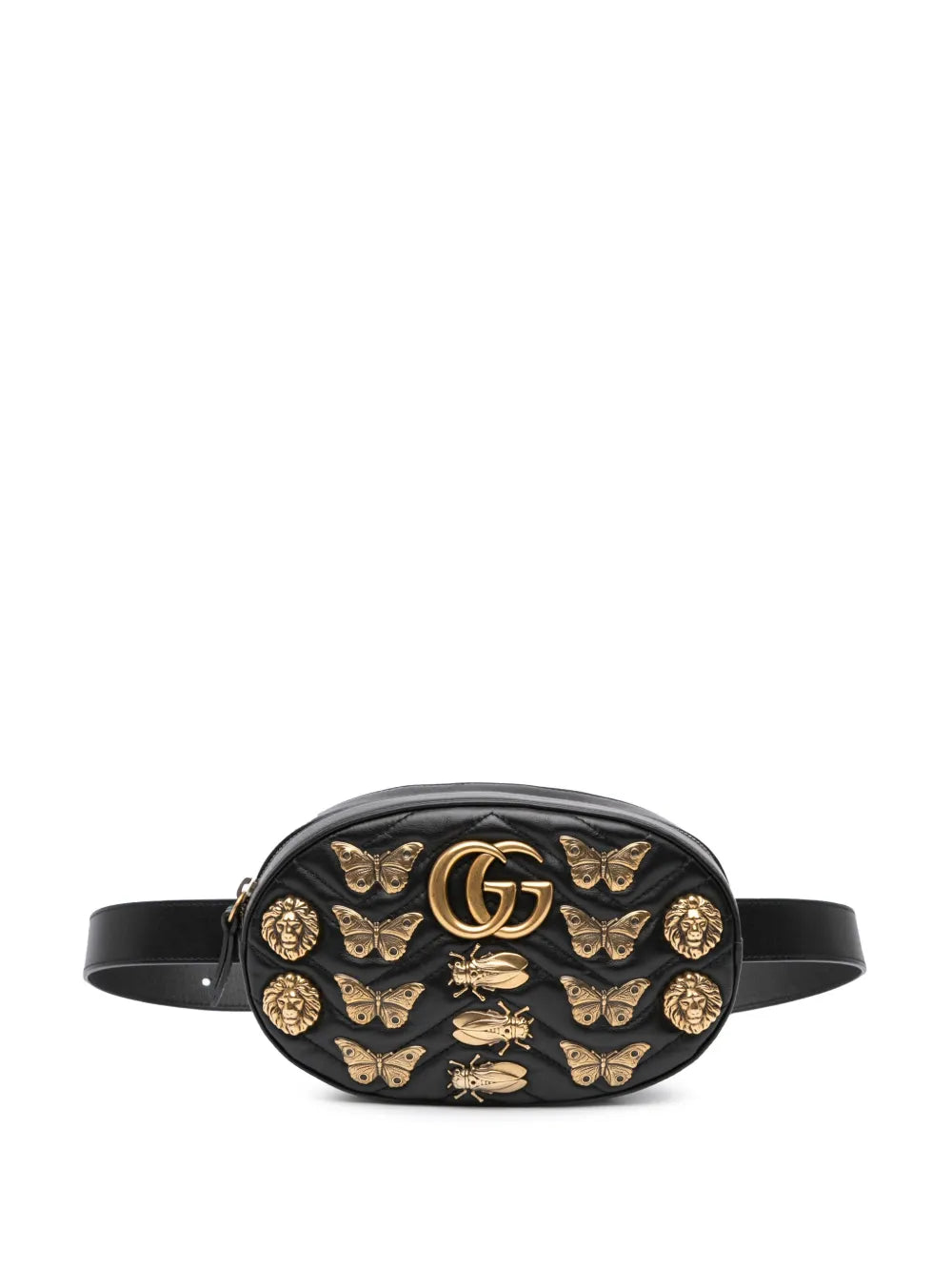 Pre-OwnedGucci Pre-Owned2016-2025 GG Marmont Matelasse Leather Animalier belt bag