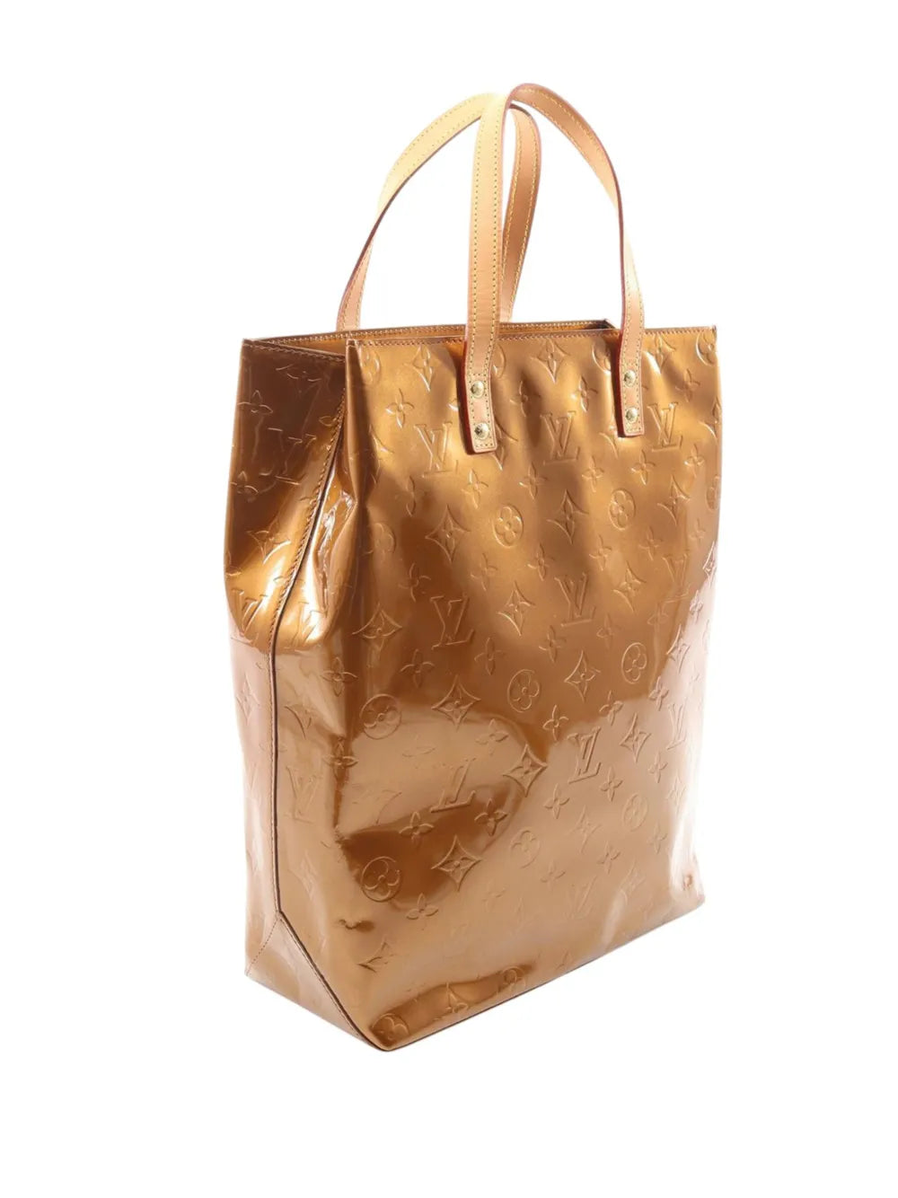 Pre-OwnedLouis Vuitton Pre-Owned2002 Monogram Vernis Reade MM tote bag