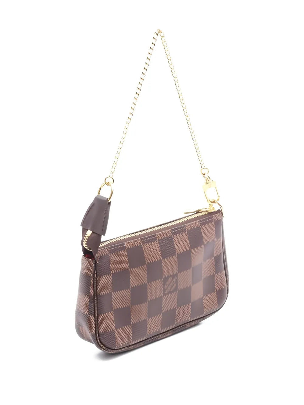Pre-OwnedLouis Vuitton Pre-Owned2022 mini Damier Ebene chain handbag