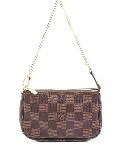 Pre-OwnedLouis Vuitton Pre-Owned2022 mini Damier Ebene chain handbag
