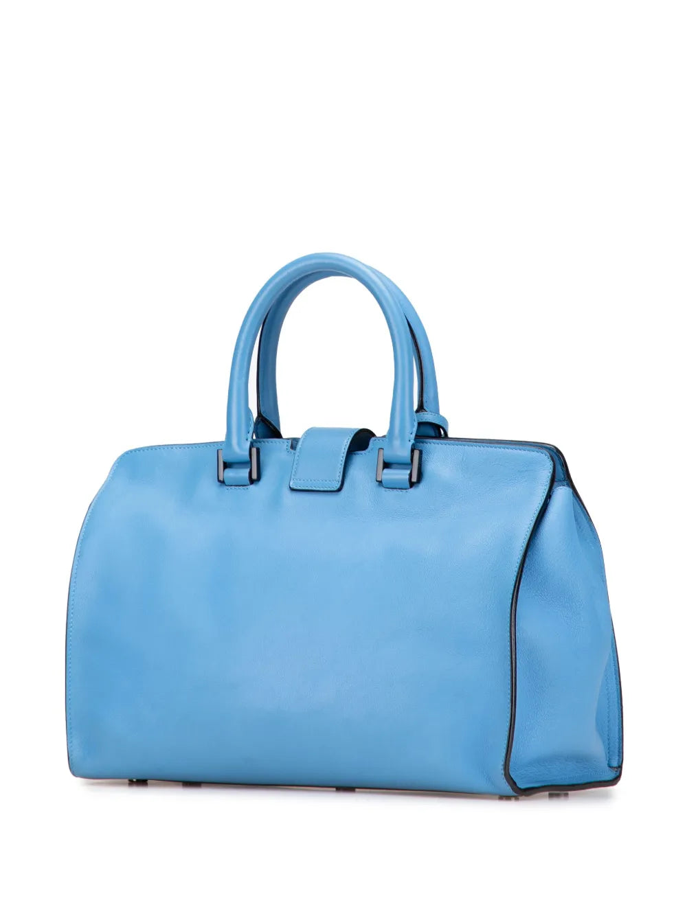 Pre-OwnedSaint Laurent Pre-Owned2015 Small Leather Monogram Cabas satchel