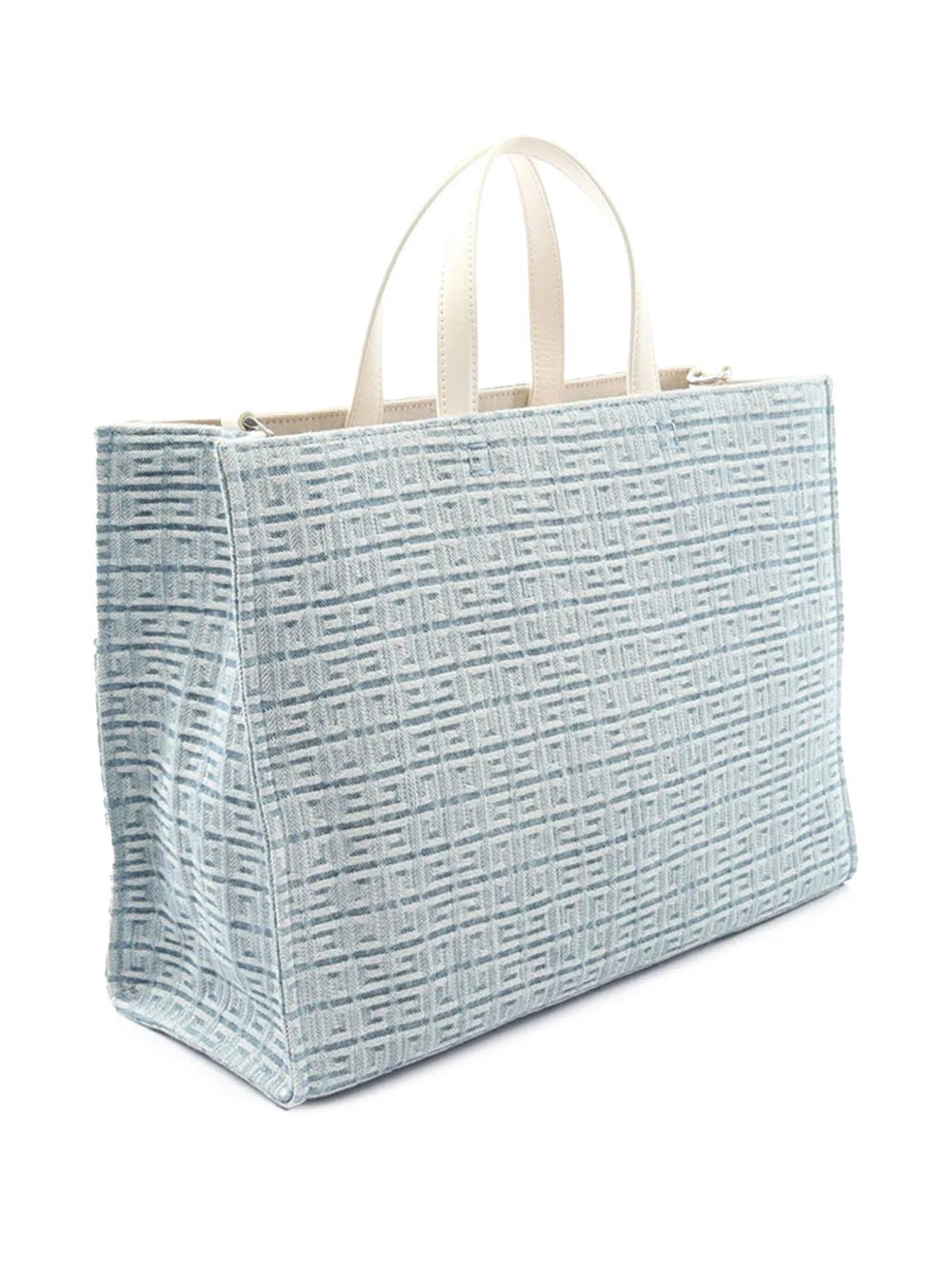 Pre-OwnedGivenchy Pre-Owned2020-2025 Medium Denim 4G G Tote Shopping Bag satchel