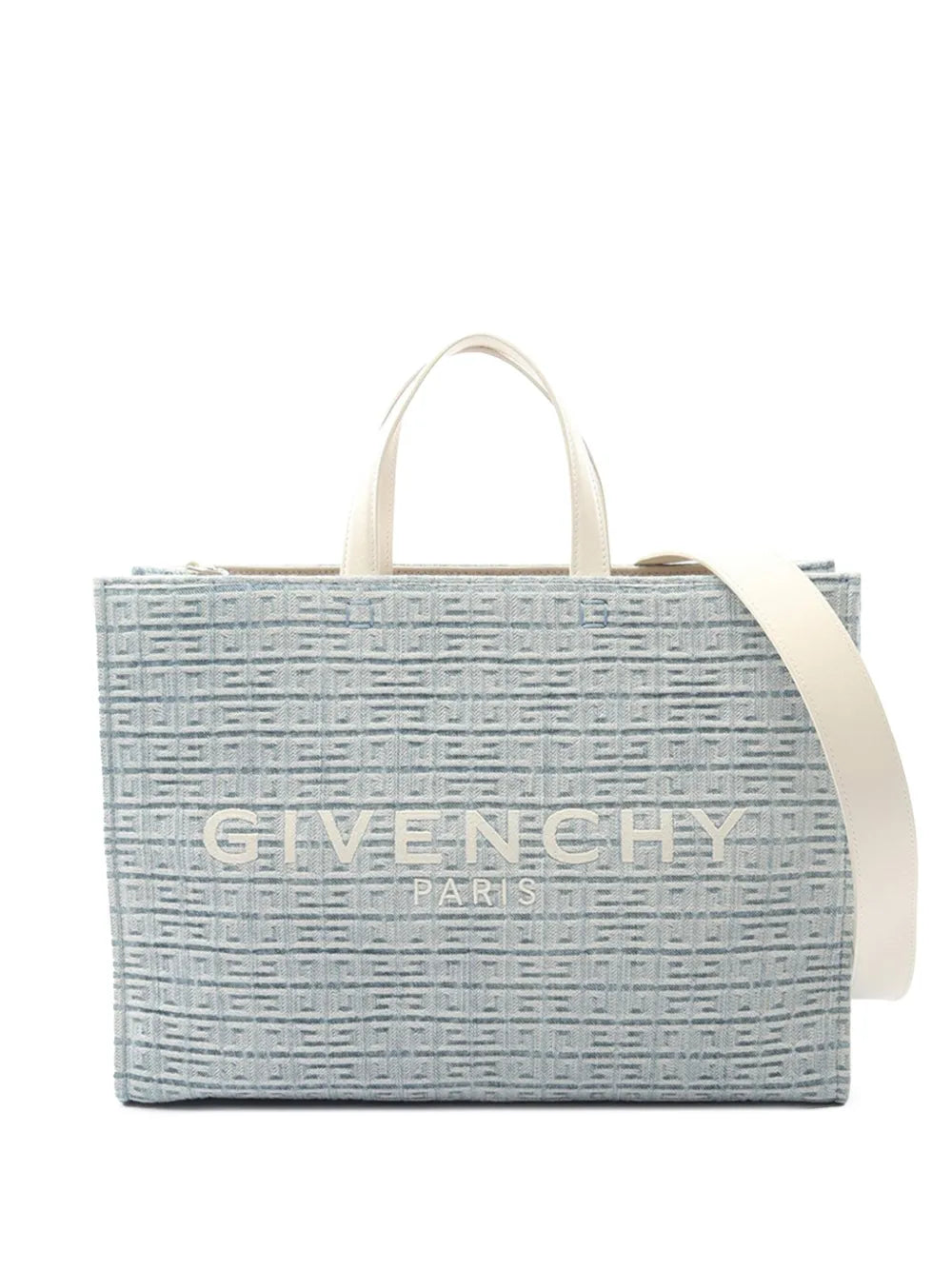 Pre-OwnedGivenchy Pre-Owned2020-2025 Medium Denim 4G G Tote Shopping Bag satchel