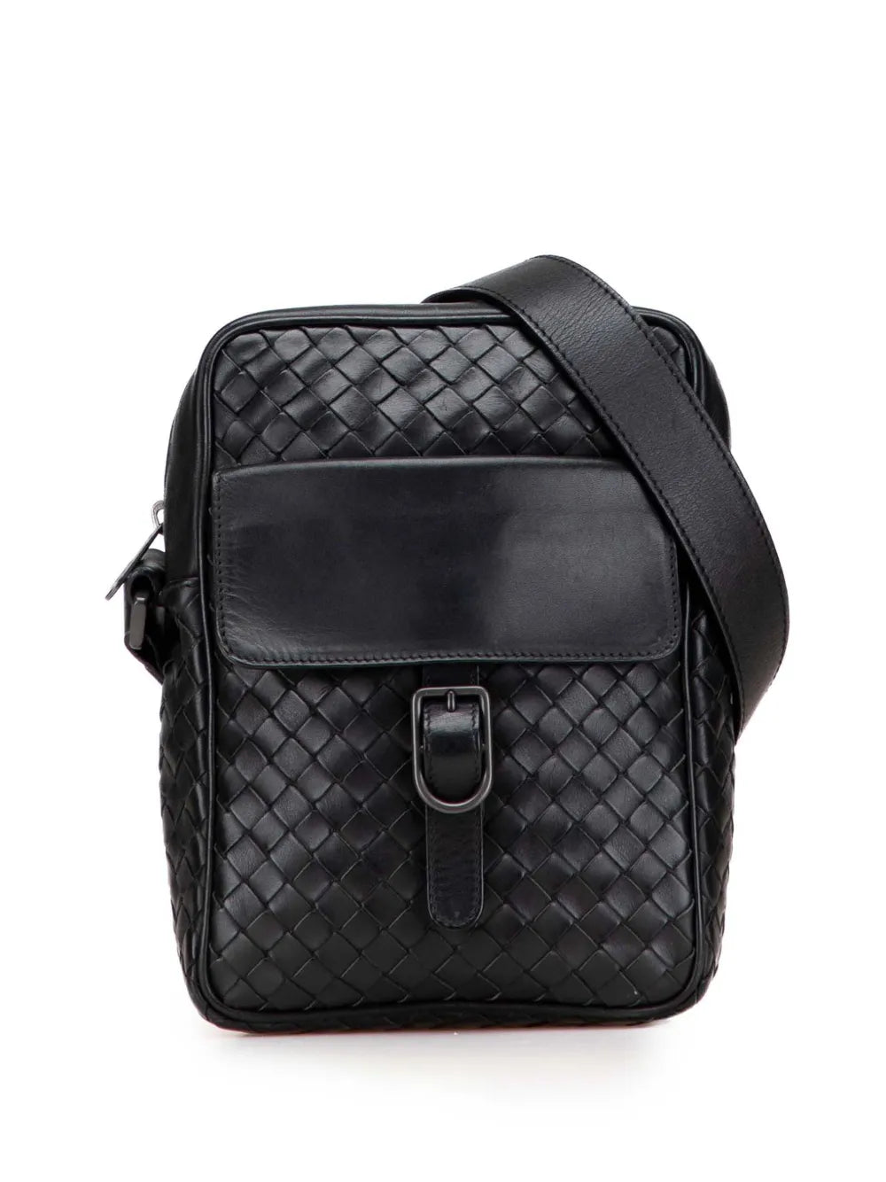 Pre-OwnedBottega Veneta Pre-Owned2000-2007 Nappa Intrecciato Front Pocket crossbody bag floriamart.shop