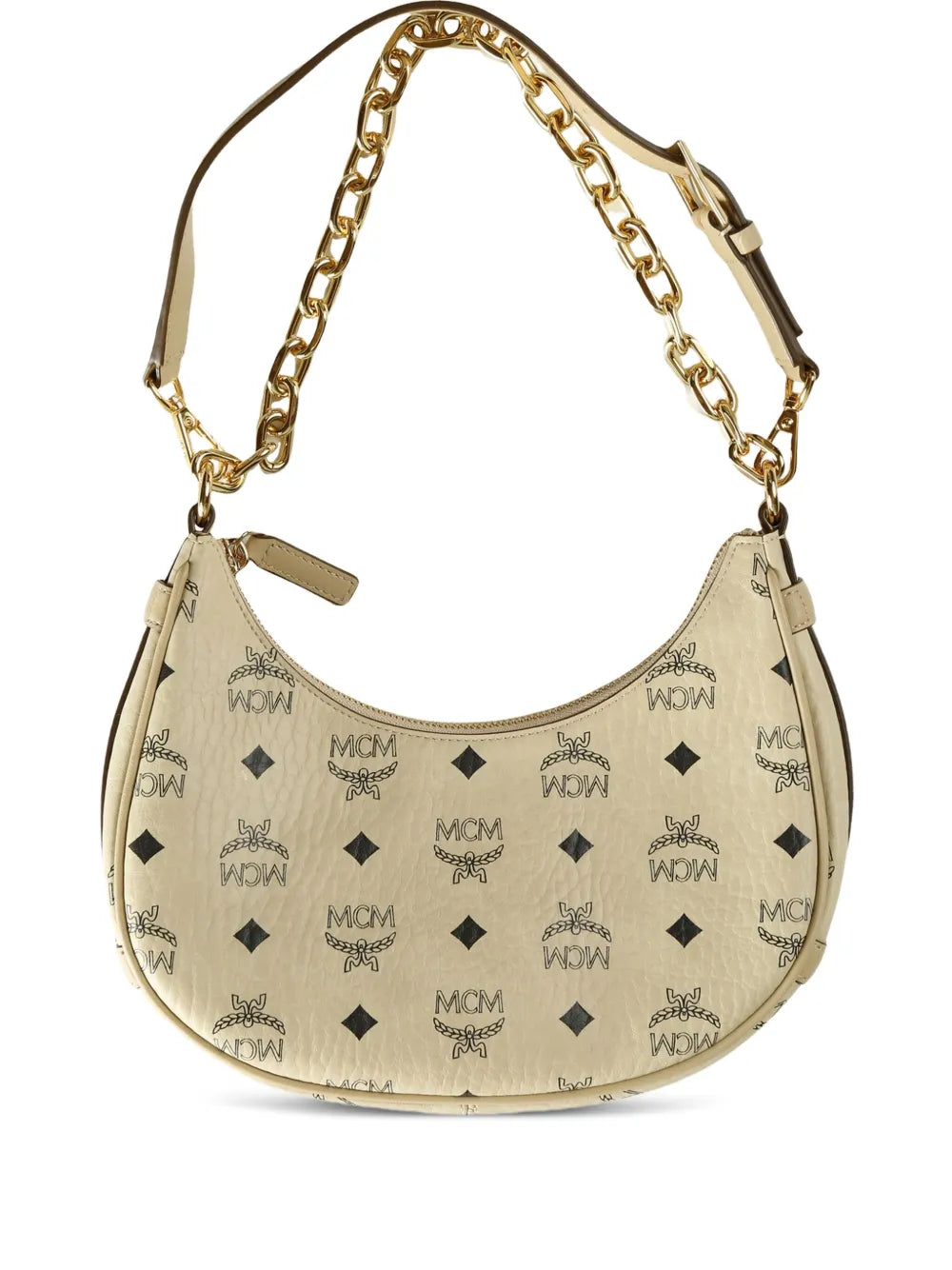 MCMsmall Aren logo-pattern shoulder bag