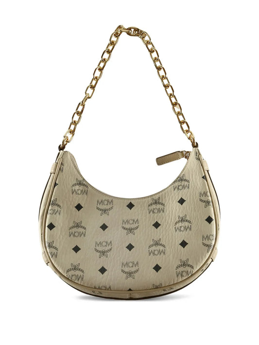 MCMsmall Aren logo-pattern shoulder bag