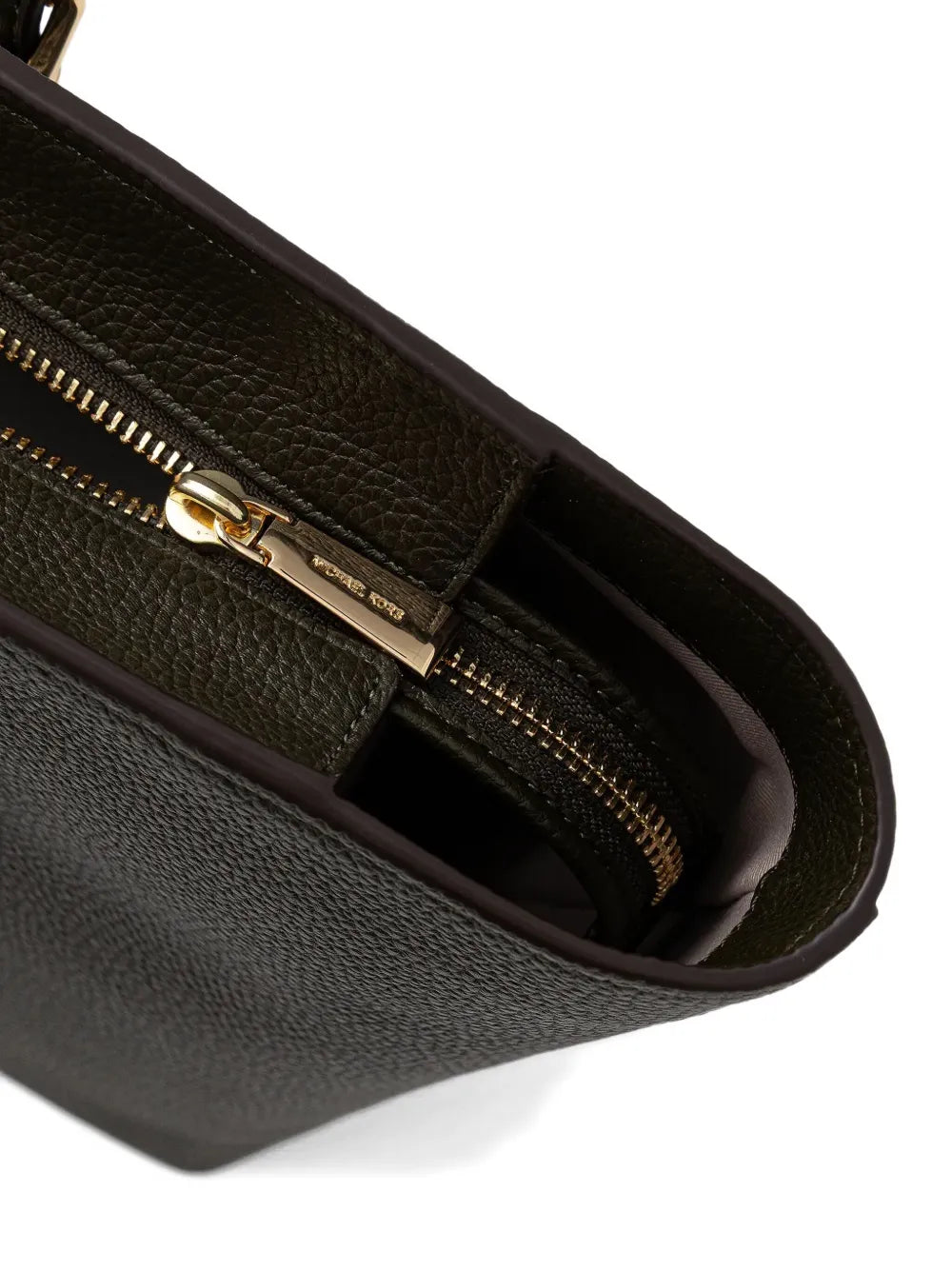 Michael Michael Korslarge Quinn grained-leather tote bag