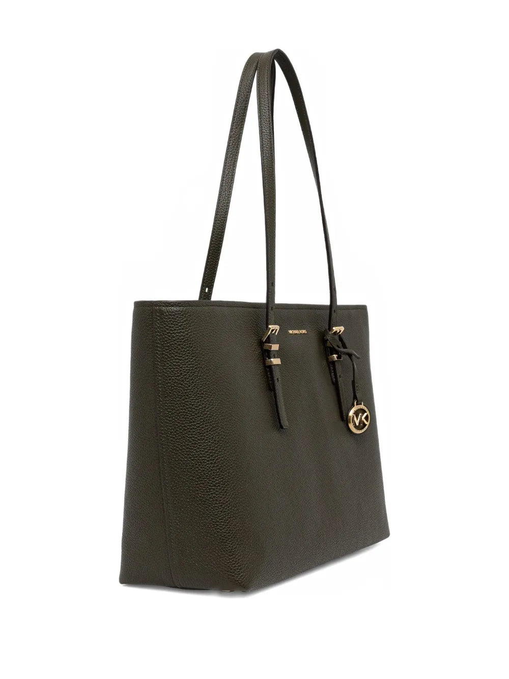 Michael Michael Korslarge Quinn grained-leather tote bag