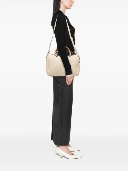 Pre-OwnedGucci Pre-Owned2016-2025 Medium Calfskin Bamboo Shopper Boston Bag satchel floriamart.shop