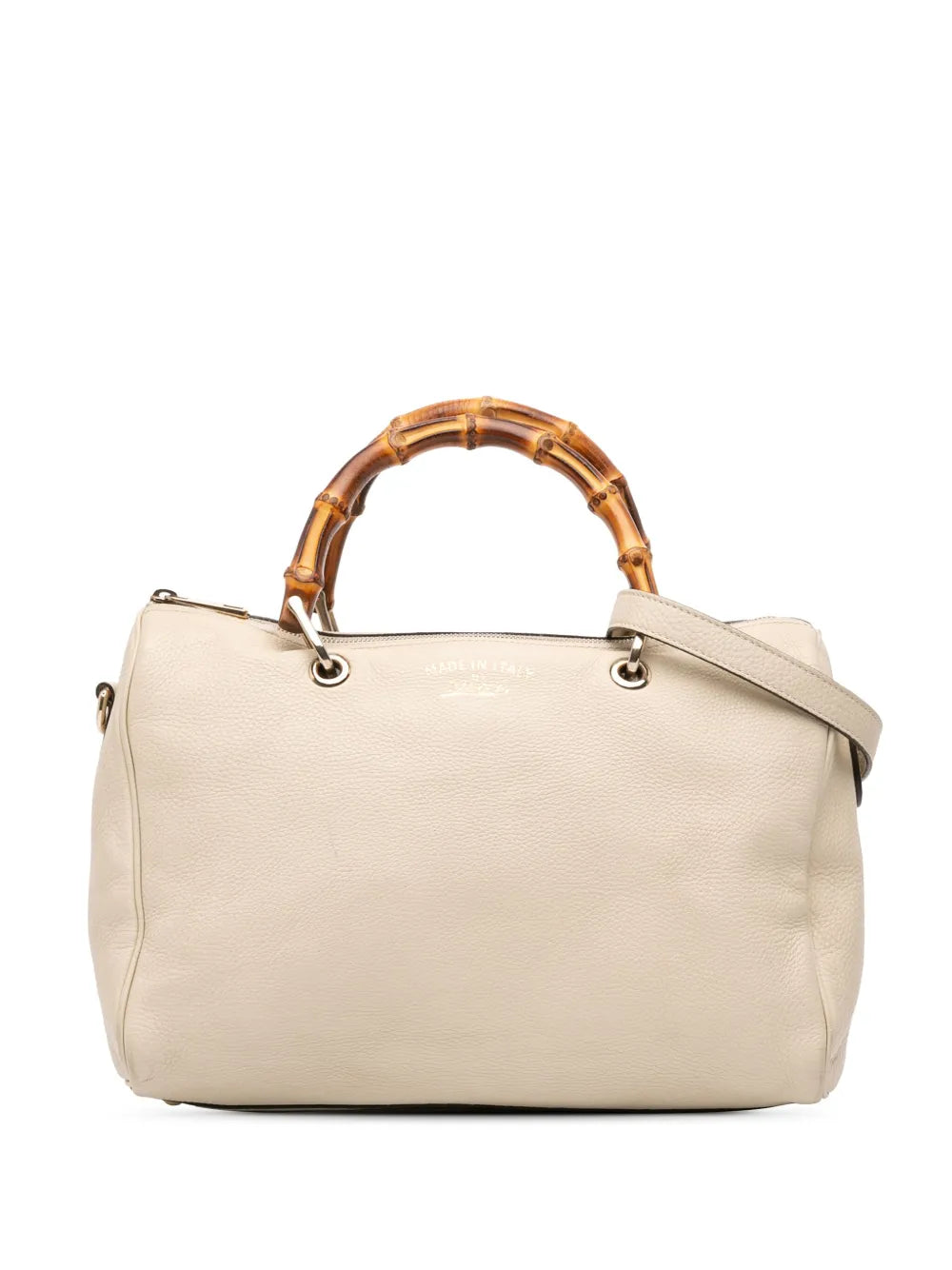 Pre-OwnedGucci Pre-Owned2016-2025 Medium Calfskin Bamboo Shopper Boston Bag satchel floriamart.shop