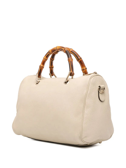 Pre-OwnedGucci Pre-Owned2016-2025 Medium Calfskin Bamboo Shopper Boston Bag satchel floriamart.shop