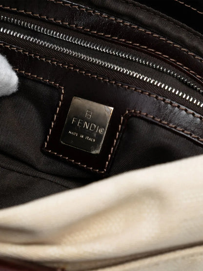 Pre-OwnedFendi Pre-Owned20th Century Zucca Canvas shoulder bag