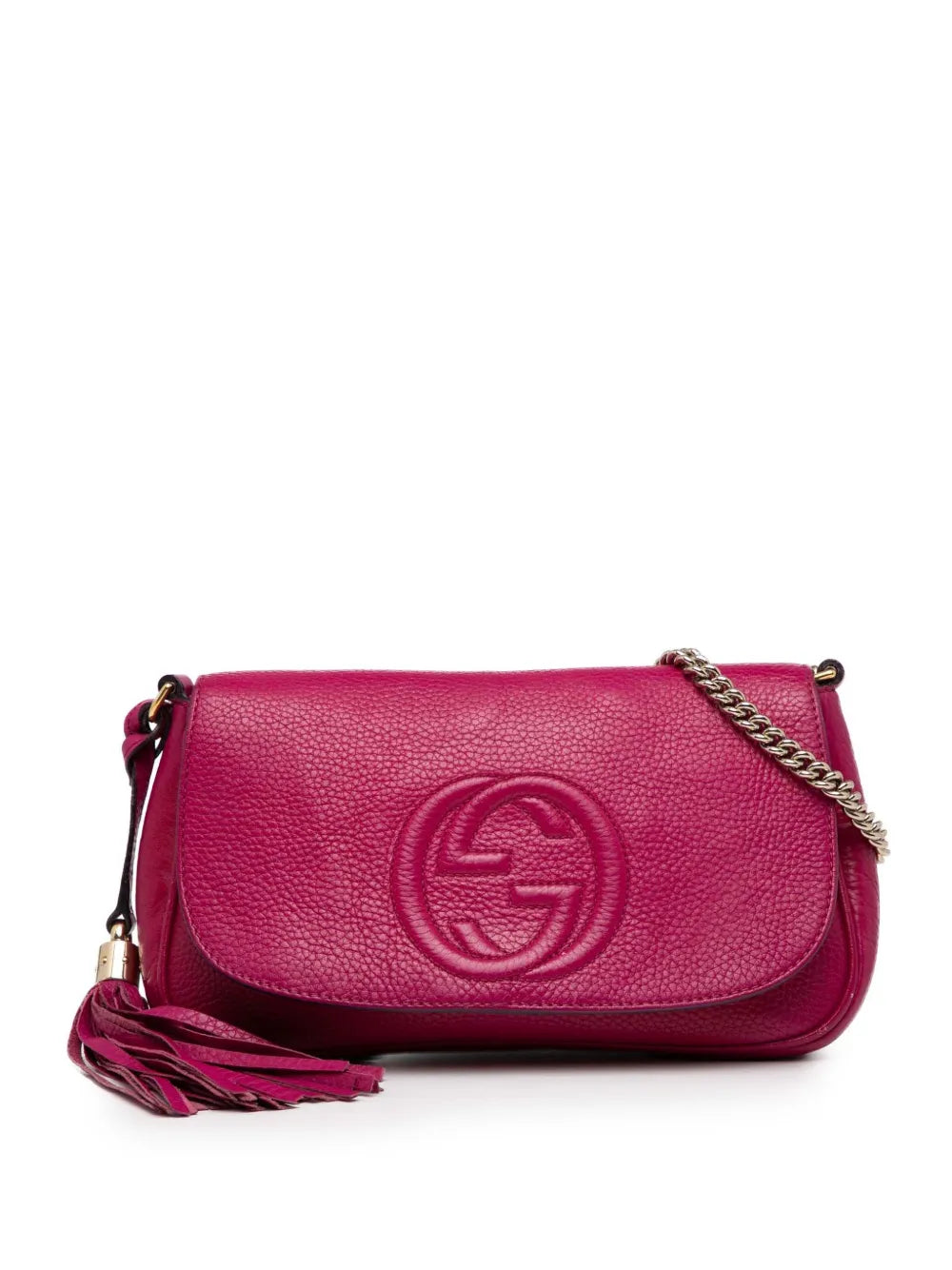 Pre-OwnedGucci Pre-Owned2000-2015 Medium Leather Soho Chain Flap crossbody bag
