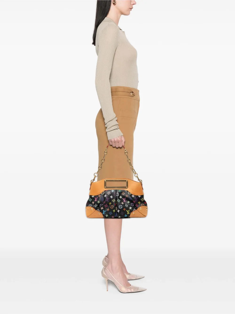 Pre-OwnedLouis Vuitton Pre-Owned2009 Monogram Multicolore Judy MM satchel