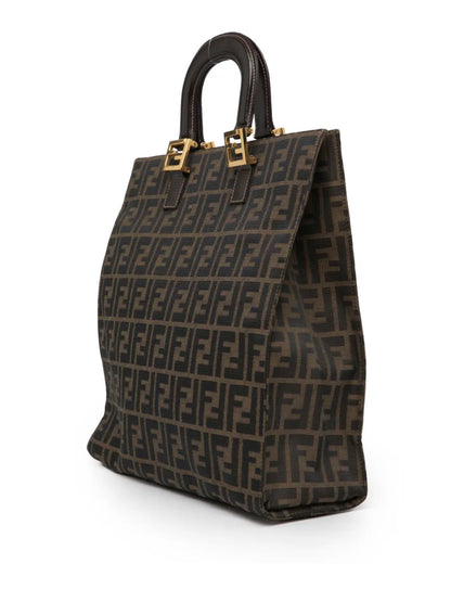 Pre-OwnedFendi Pre-Owned20th Century Zucca Canvas Twins tote bag