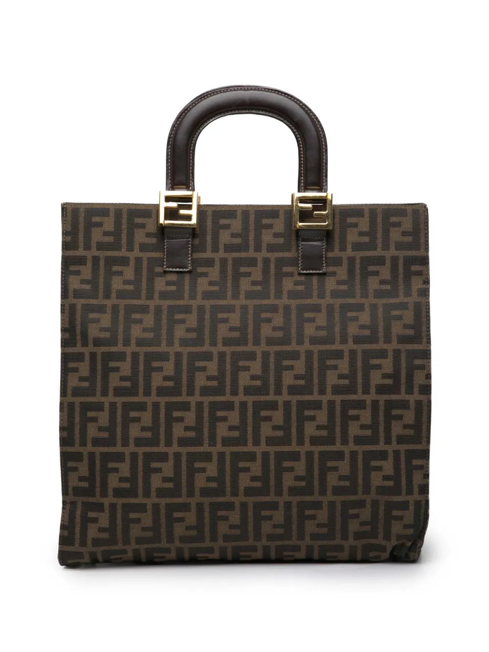 Pre-OwnedFendi Pre-Owned20th Century Zucca Canvas Twins tote bag