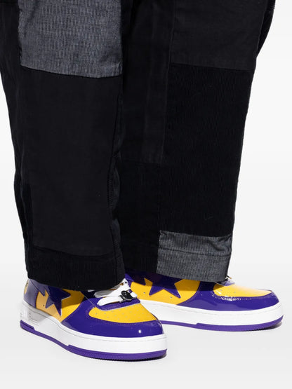 A Bathing Ape?Bape Sta Panelled Sneakers Floriamart