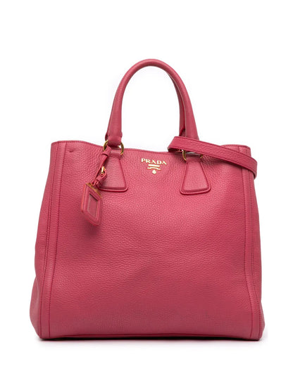 Pre-OwnedPrada Pre-Owned2010-2025 Vitello Daino Open Convertible Tote satchel