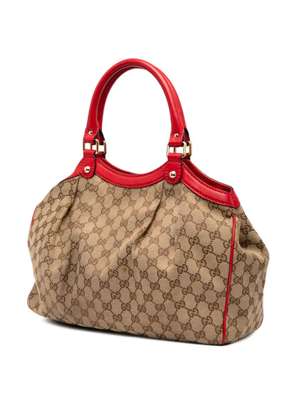 Pre-OwnedGucci Pre-Owned2000-2015 Medium GG Canvas Sukey tote bag