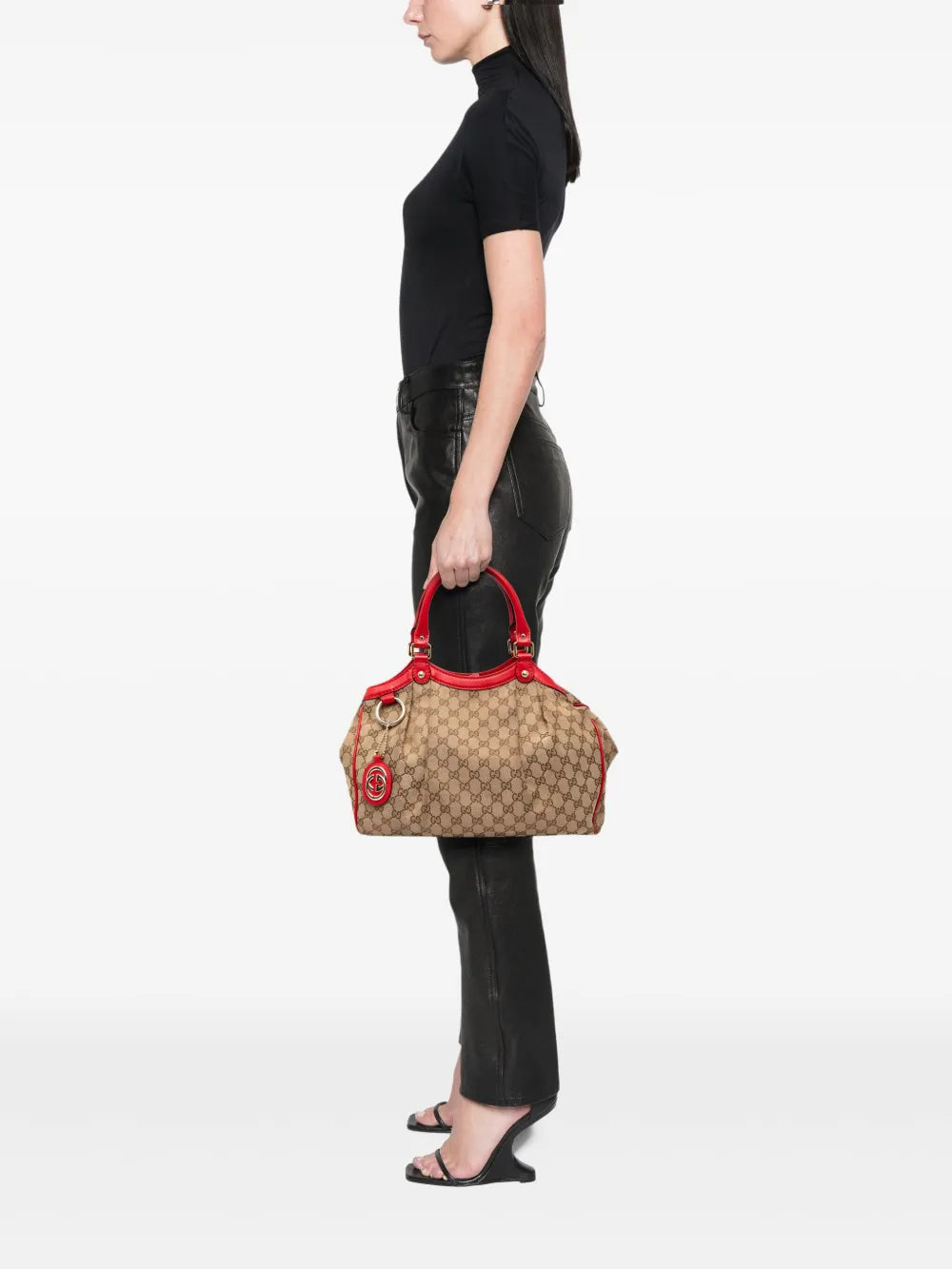 Pre-OwnedGucci Pre-Owned2000-2015 Medium GG Canvas Sukey tote bag