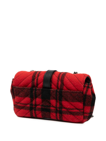 Pre-OwnedSaint Laurent Pre-Owned2015 Baby Chevron Tartan Wool Monogram Classic Chain Bag crossbody bag