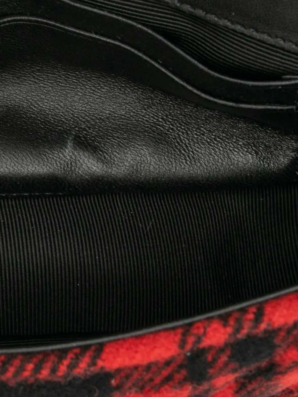 Pre-OwnedSaint Laurent Pre-Owned2015 Baby Chevron Tartan Wool Monogram Classic Chain Bag crossbody bag