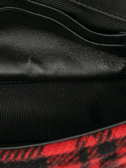Pre-OwnedSaint Laurent Pre-Owned2015 Baby Chevron Tartan Wool Monogram Classic Chain Bag crossbody bag