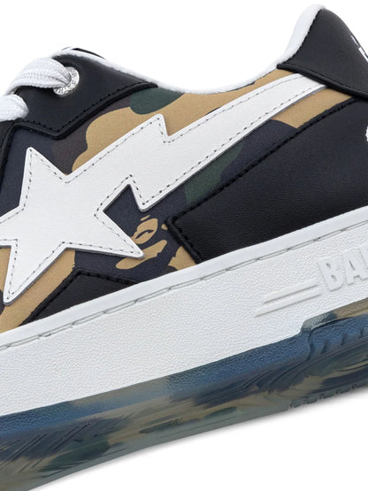 A Bathing Ape?Bape Sta Star Camouflage Sneakers Floriamart