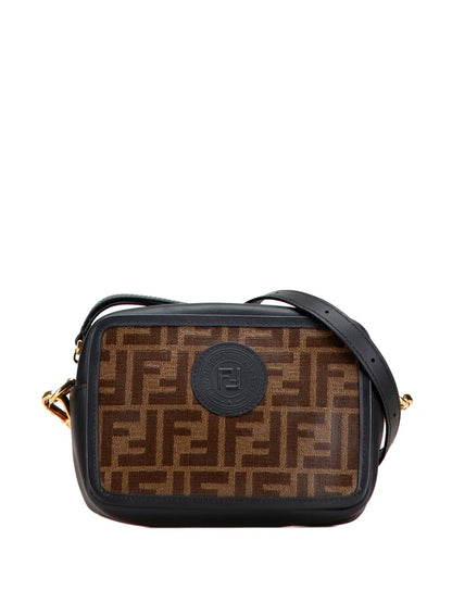 Pre-OwnedFendi Pre-Owned2018-2025 Zucca Coated Canvas Camera crossbody bag