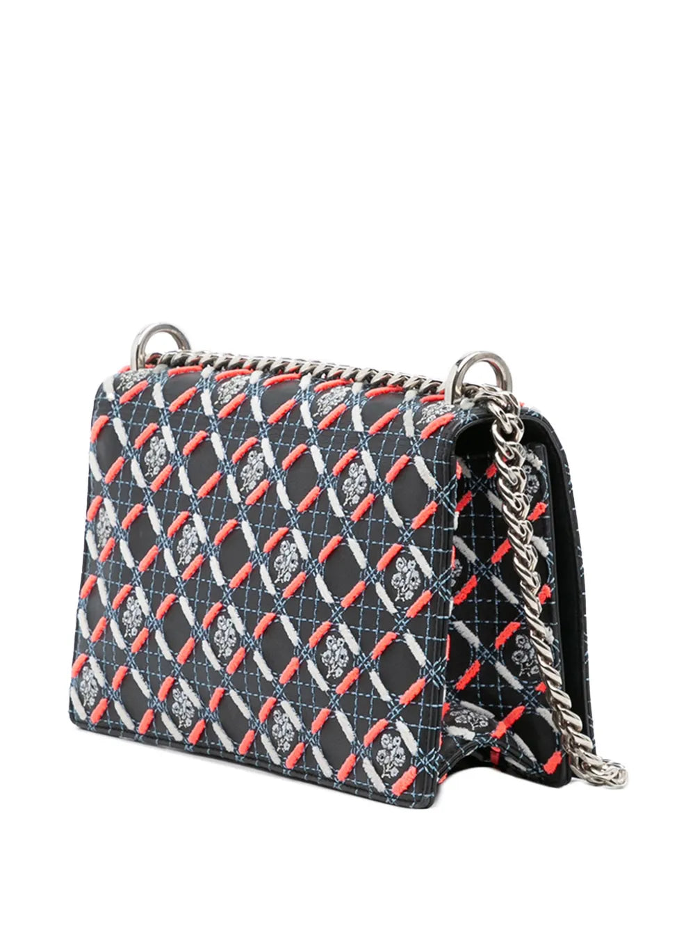 Pre-OwnedChristian Dior Pre-Owned2015 Medium Calfskin Cannage Tufted Diorama Flap crossbody bag