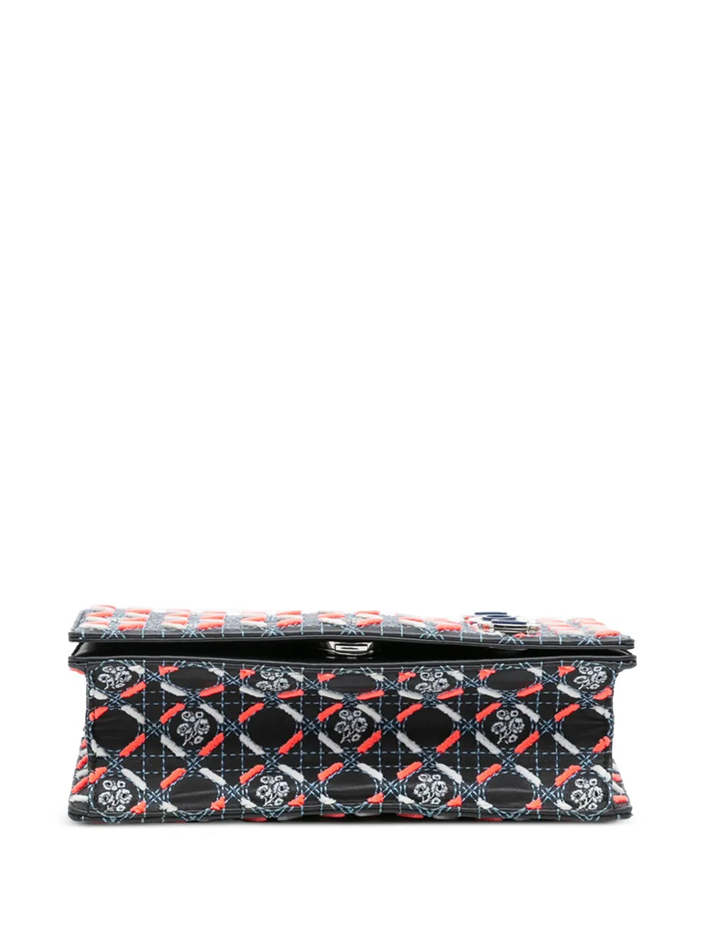 Pre-OwnedChristian Dior Pre-Owned2015 Medium Calfskin Cannage Tufted Diorama Flap crossbody bag