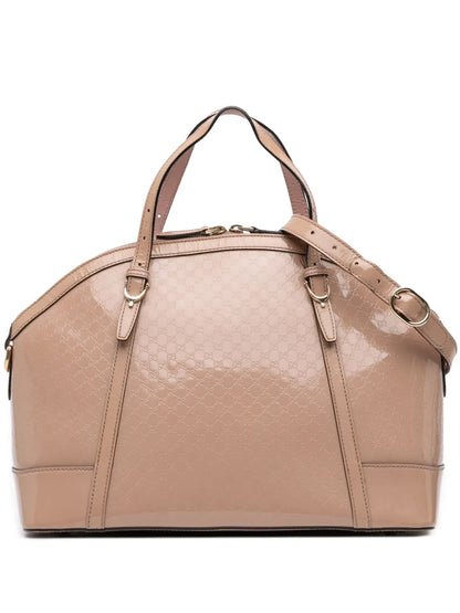 Pre-OwnedGucci Pre-Owned2016-2025 Large Microguccissima Patent Nice Dome satchel floriamart.shop