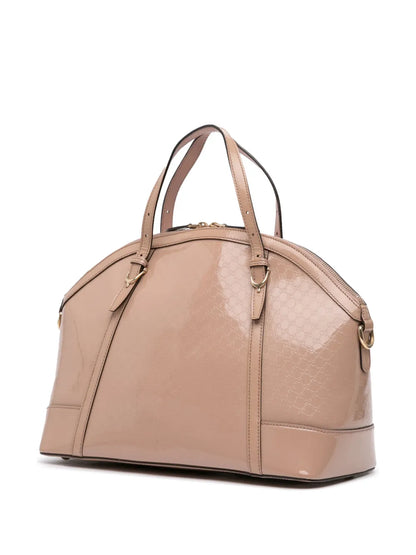 Pre-OwnedGucci Pre-Owned2016-2025 Large Microguccissima Patent Nice Dome satchel floriamart.shop