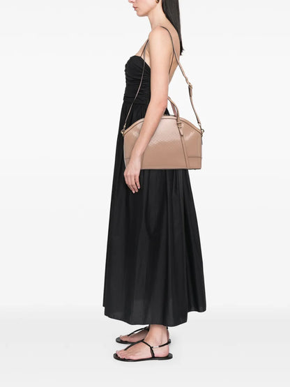 Pre-OwnedGucci Pre-Owned2016-2025 Large Microguccissima Patent Nice Dome satchel floriamart.shop