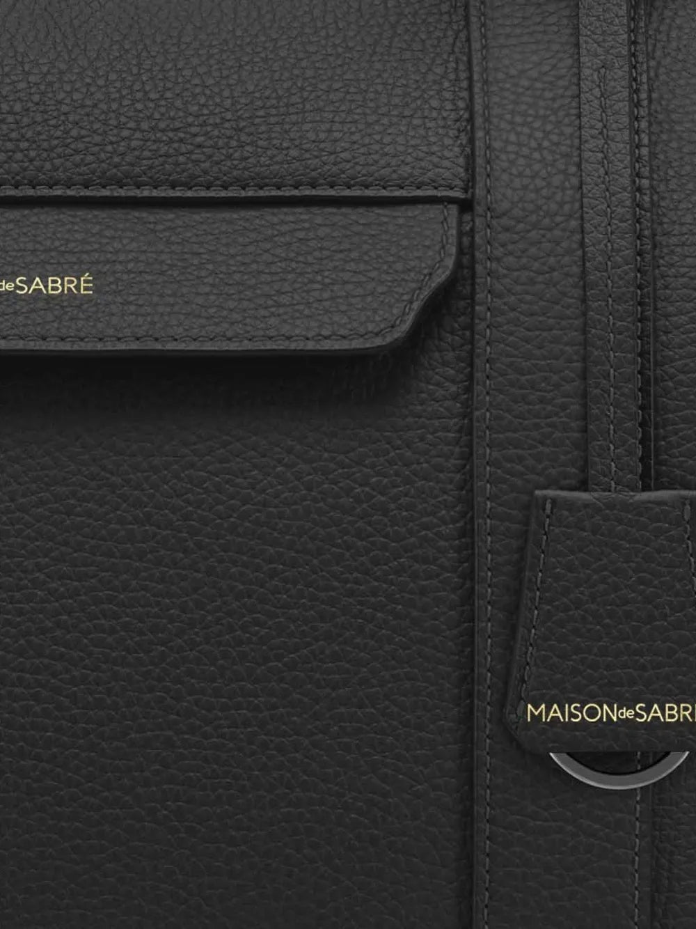 MAISON de SABRxpandable leather duffle bag