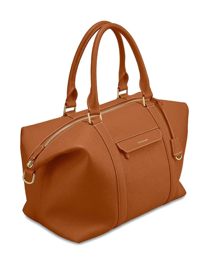 MAISON de SABRrapezoid leather weekender bag floriamart.shop