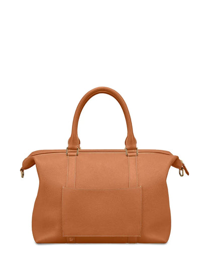 MAISON de SABRrapezoid leather weekender bag floriamart.shop