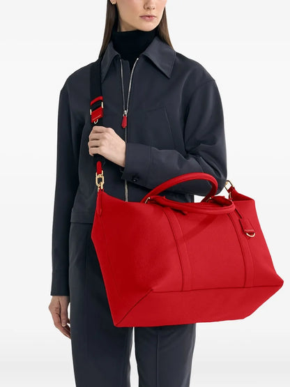 MAISON de SABReekender trapezoid-silhouette leather holdall floriamart.shop