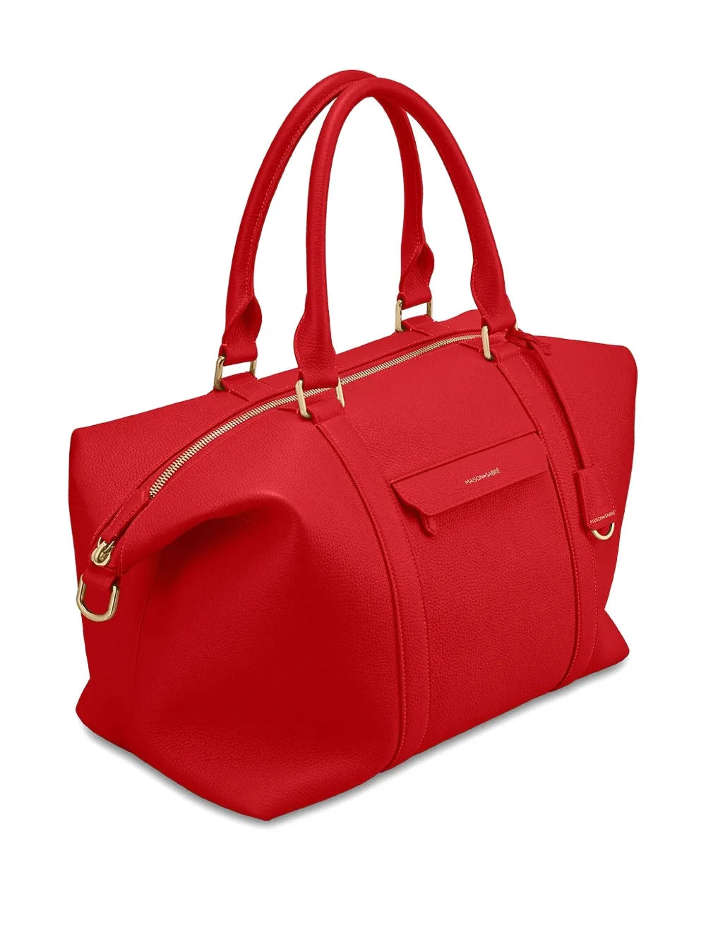 MAISON de SABReekender trapezoid-silhouette leather holdall floriamart.shop