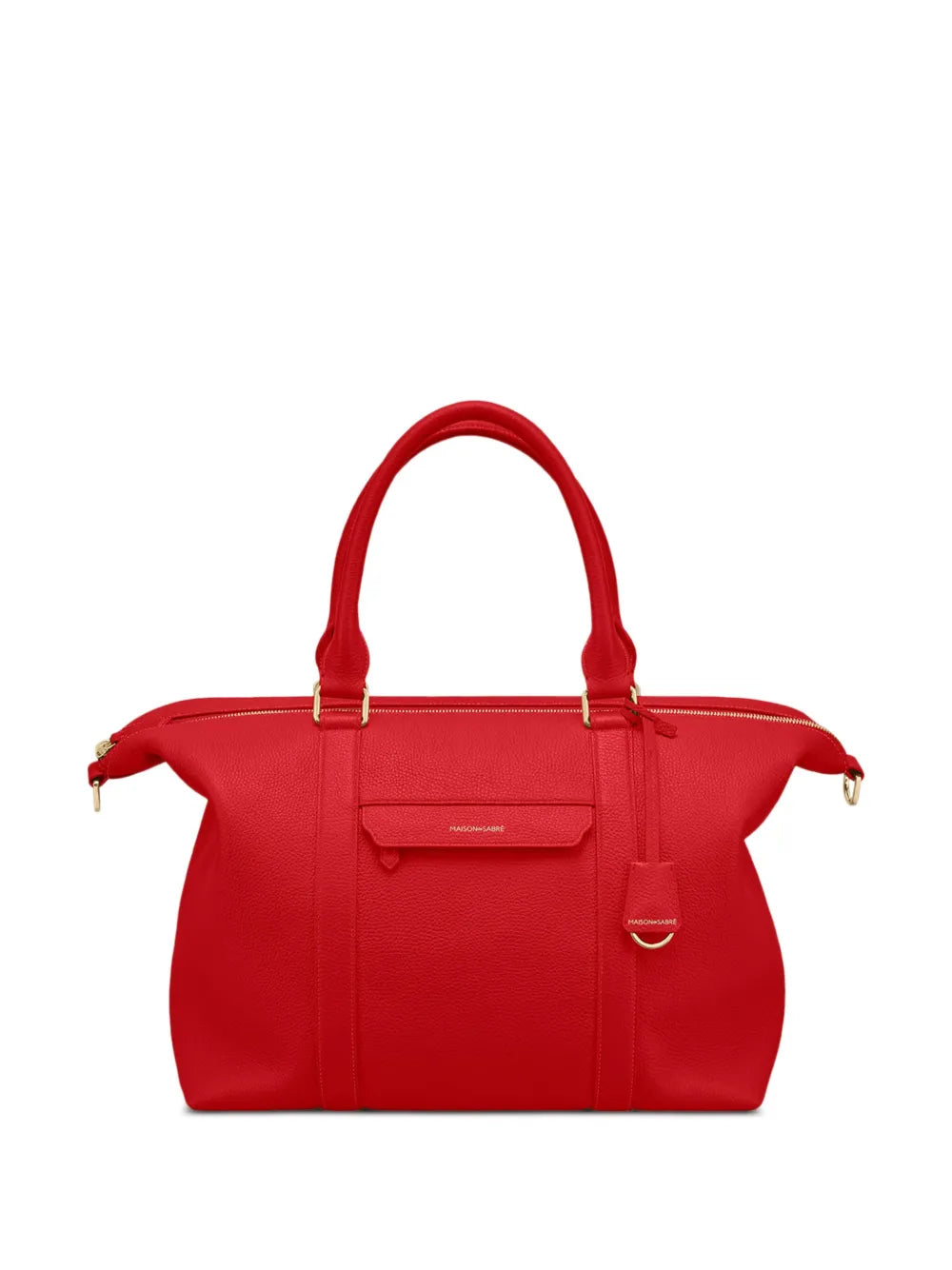 MAISON de SABReekender trapezoid-silhouette leather holdall floriamart.shop
