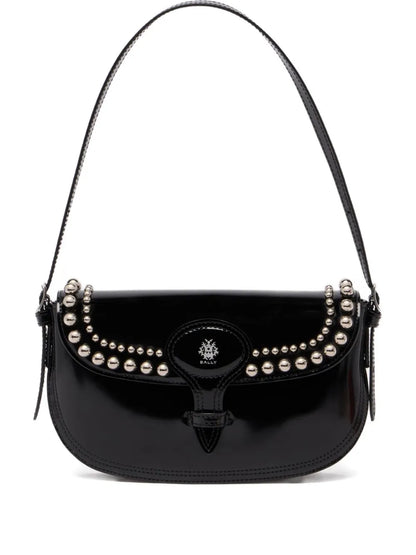 Ballysmall Beckett studded leather shoulder bag