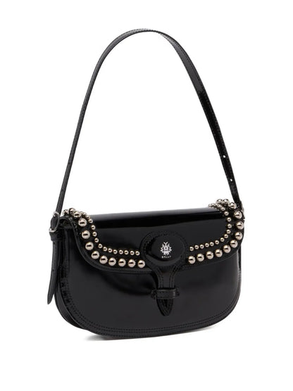 Ballysmall Beckett studded leather shoulder bag