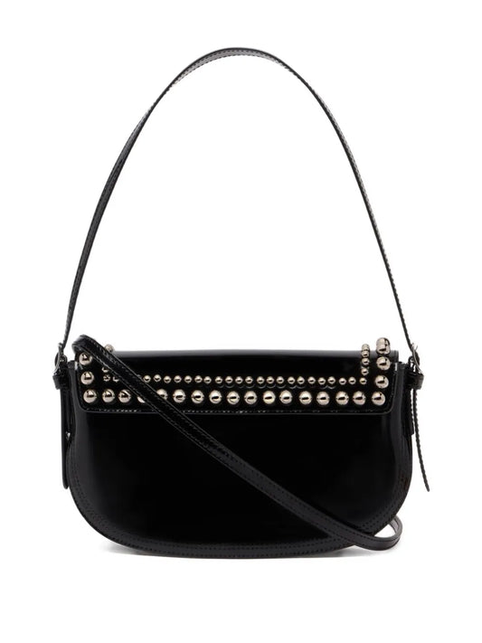 Ballysmall Beckett studded leather shoulder bag