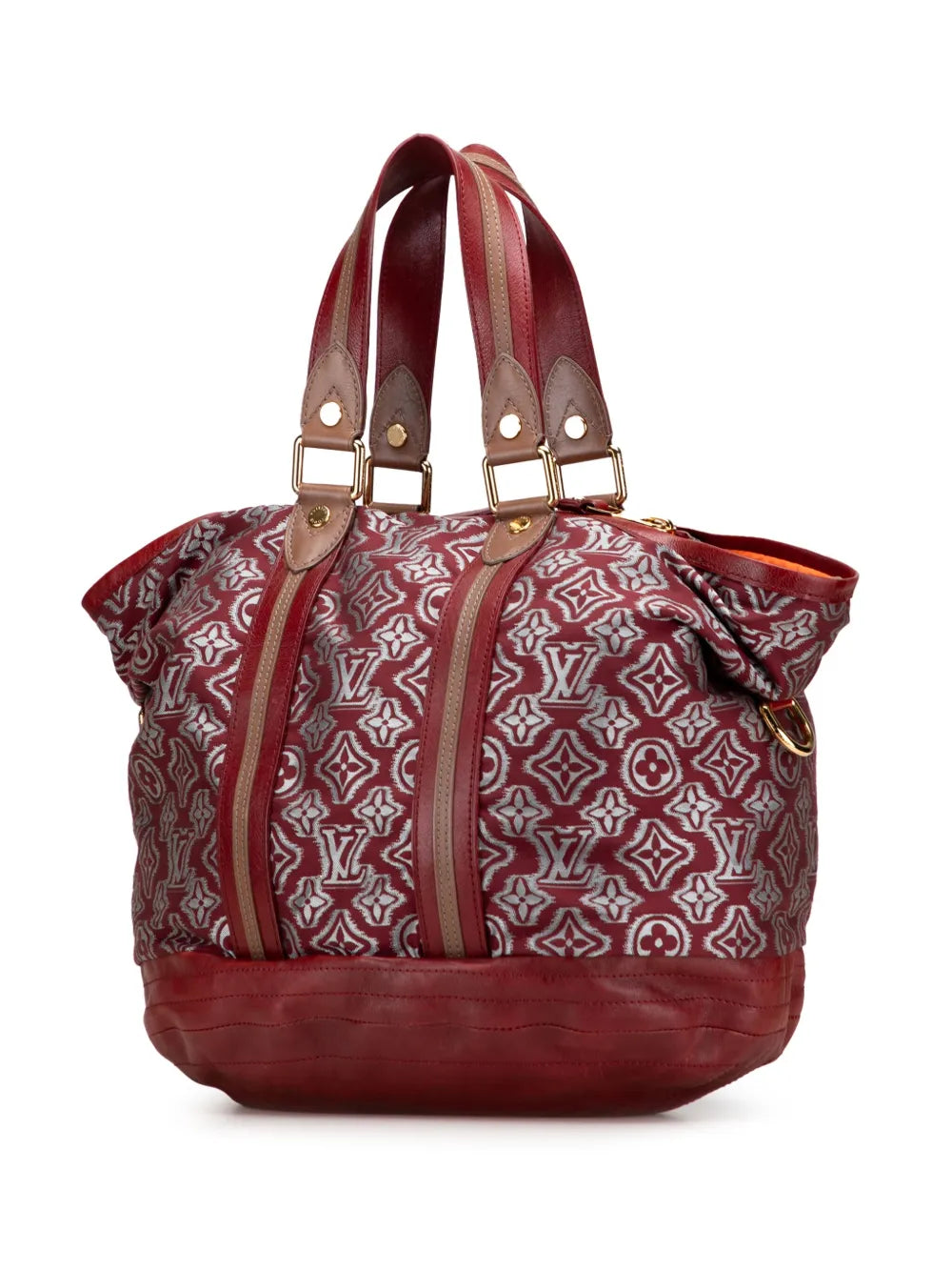 Pre-OwnedLouis Vuitton Pre-Owned2010 Limited Edition Monogram Jacquard Aviator satchel
