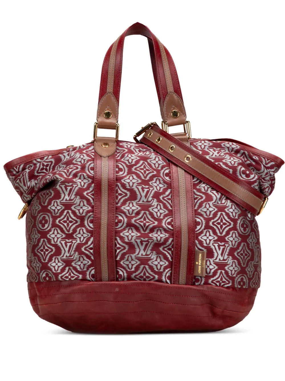 Pre-OwnedLouis Vuitton Pre-Owned2010 Limited Edition Monogram Jacquard Aviator satchel
