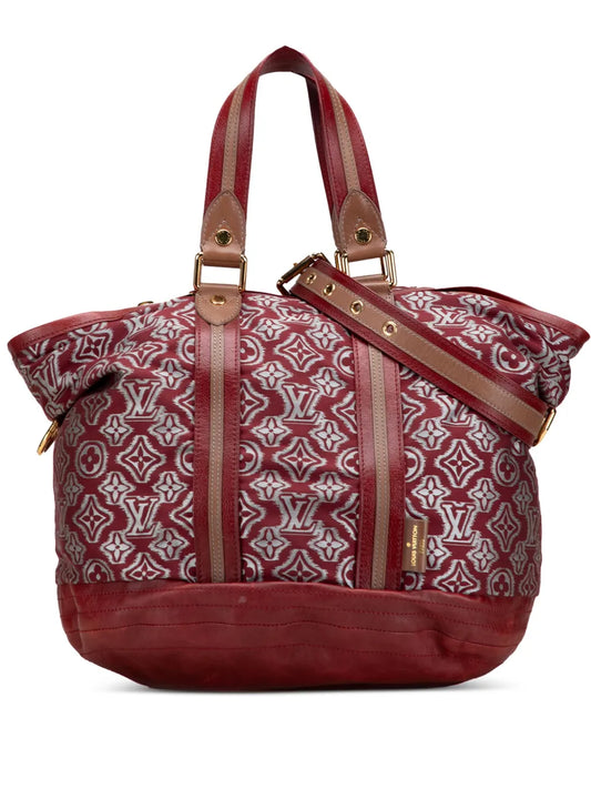 Pre-OwnedLouis Vuitton Pre-Owned2010 Limited Edition Monogram Jacquard Aviator satchel