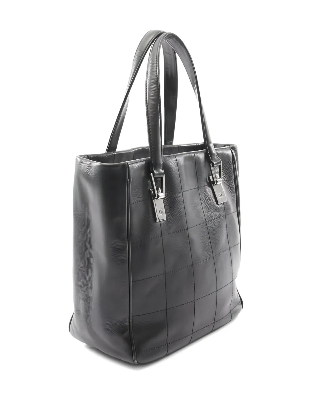 Pre-OwnedCHANEL Pre-Owned2003-2004 Chocolate Bar quilted tote bag